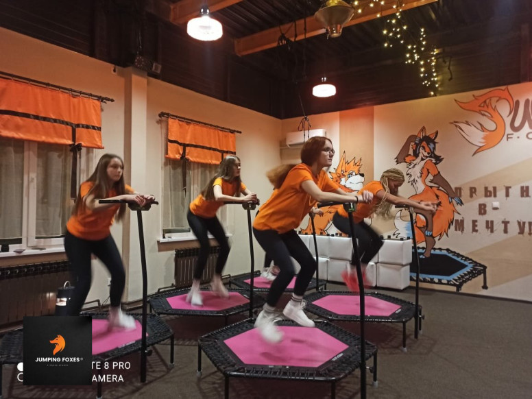 Jumping foxes