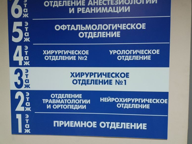 ГБУЗ СК Ессентукская городская больница Первое хирургическое...