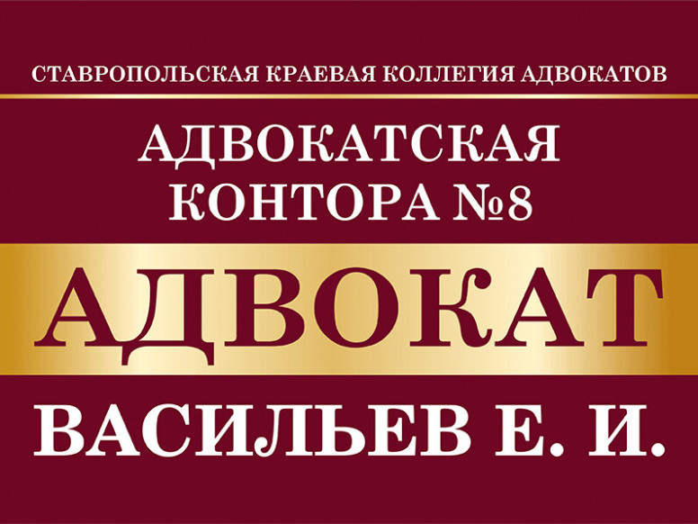 Адвокат Васильев Е. И.